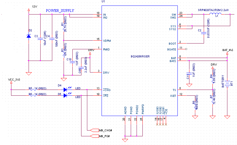 BQ24266 not charging - Power management forum - Power management - TI ...