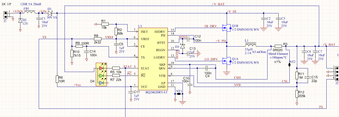 BQ24620 high FET not turning on - Power management forum - Power ...