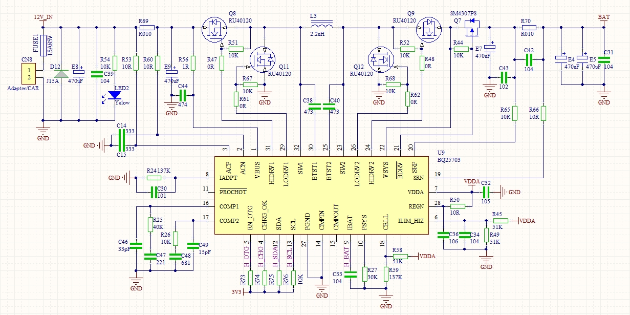 BQ25703A: No charging current - Power management forum - Power ...