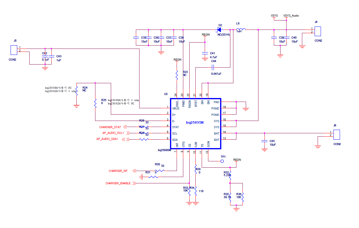 BQ25895: Schematic review - Power management forum - Power management ...