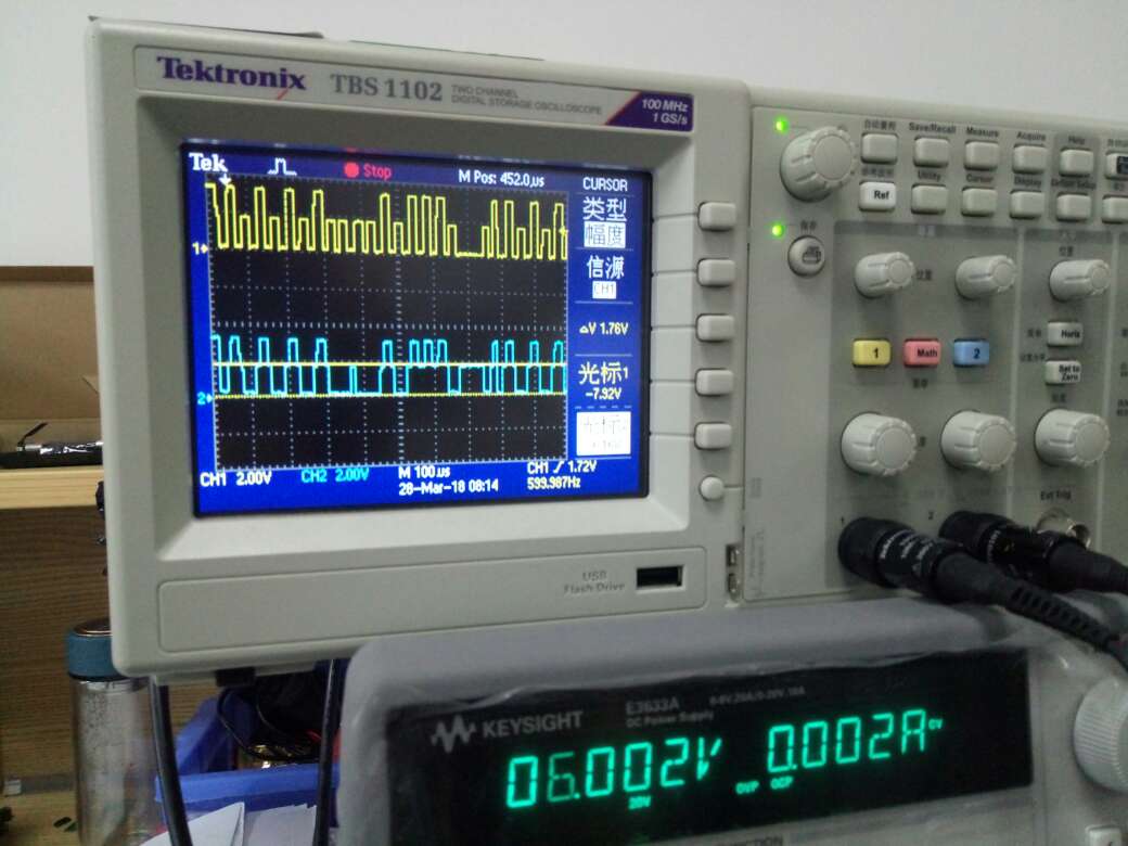 Bq28z610 The Voltage And Waveform Of Scl Sda When I2c Power