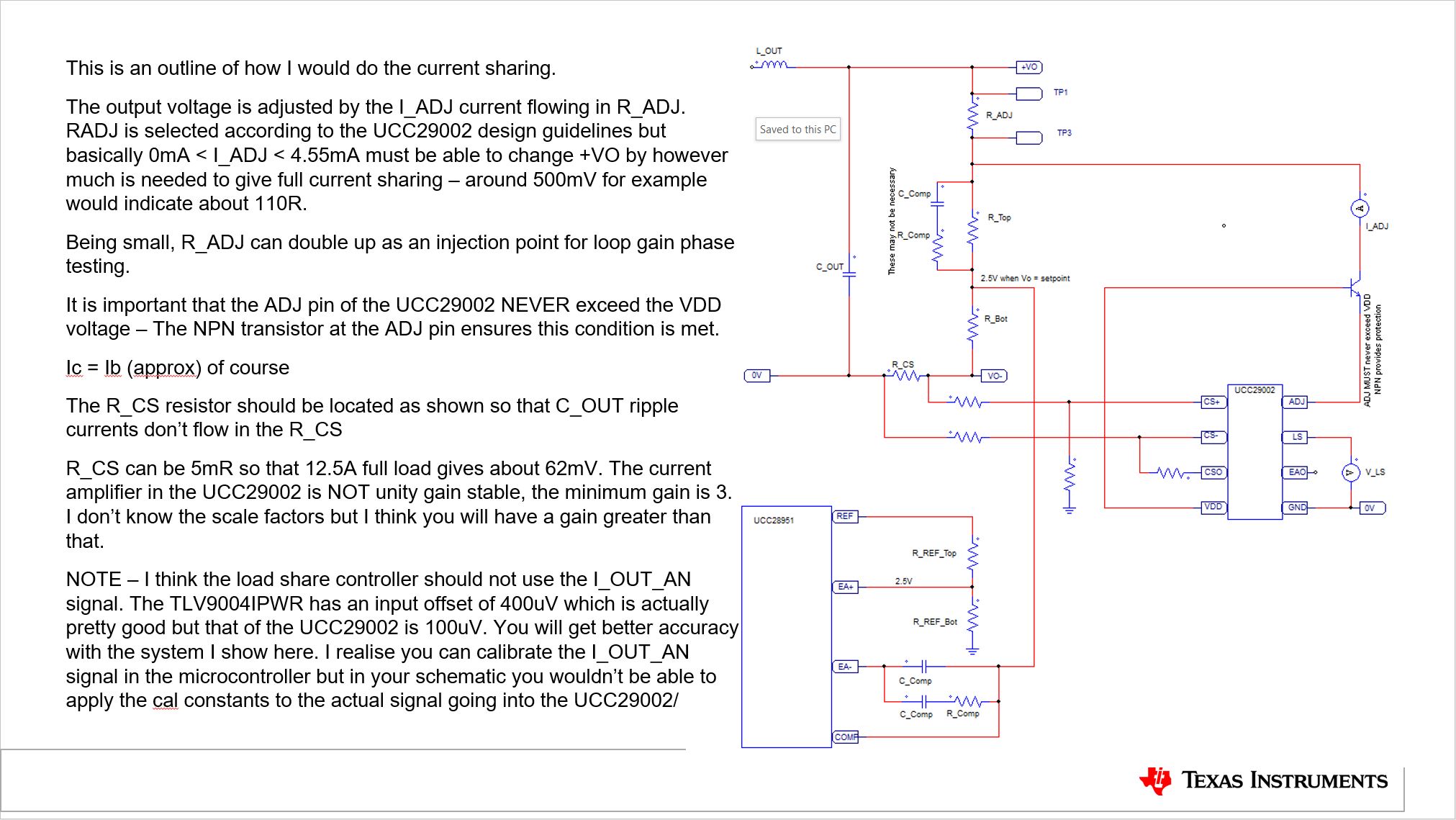 UCC29002: UCC29002 Excel Calculator Tool in A Low Side Current 