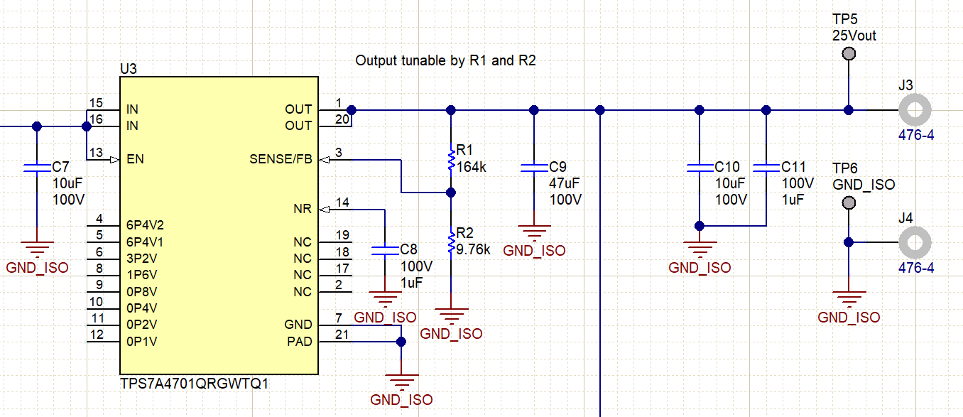 TPS7A47-Q1: 25V Power Supply Schematic Review - Power management forum ...