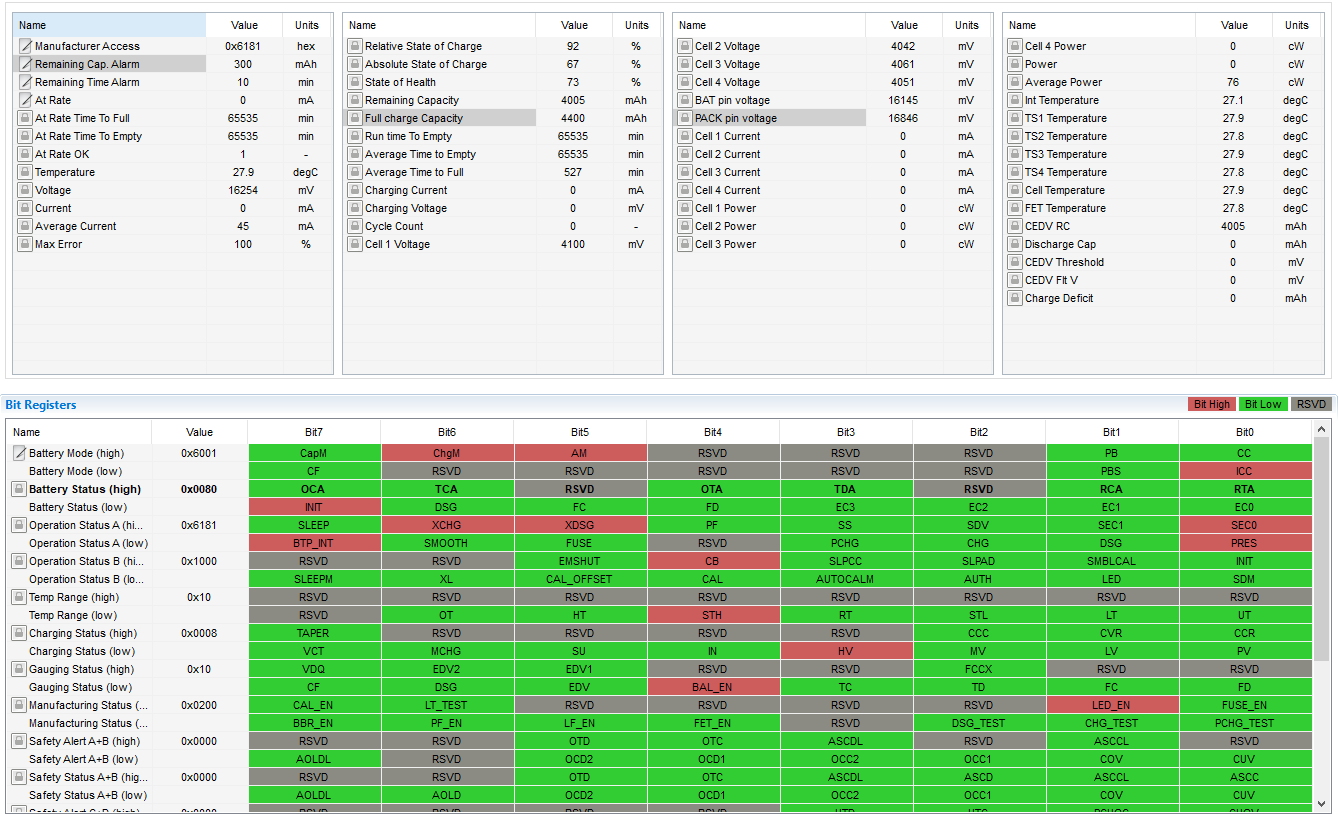 BQ4050: can not charge and discharge - Power management forum - Power ...