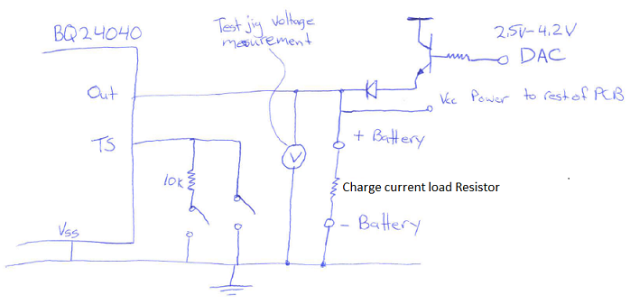 BQ24040: Test Jig design: Battery simulation - Power management forum ...