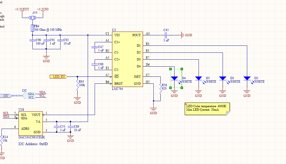 LM2794: LED's turning off with 8 second delay from LED_EN going low Power forum - Power management - TI E2E support forums