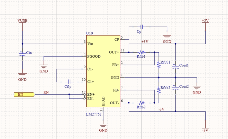 LM27762: Regulator not working properly (both positive and negative ...