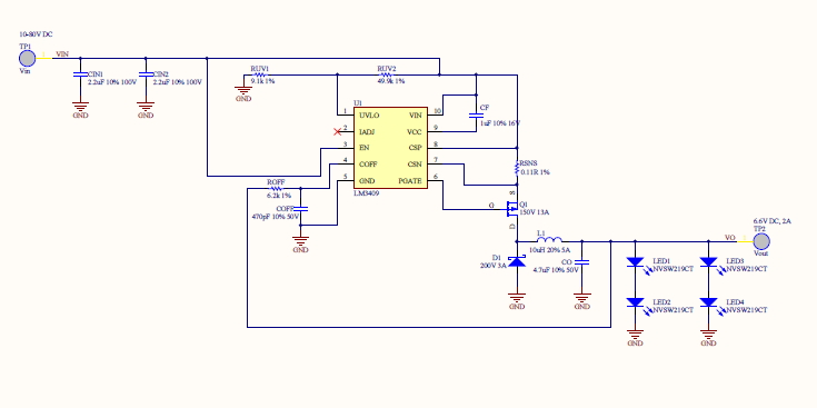 LM3409: Schematic Review - Power management forum - Power management ...