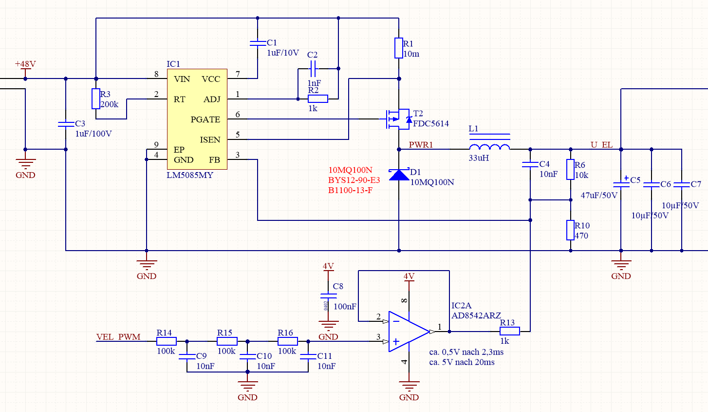 LM5085 PWM Controlled Output Voltage - Power management forum - Power ...
