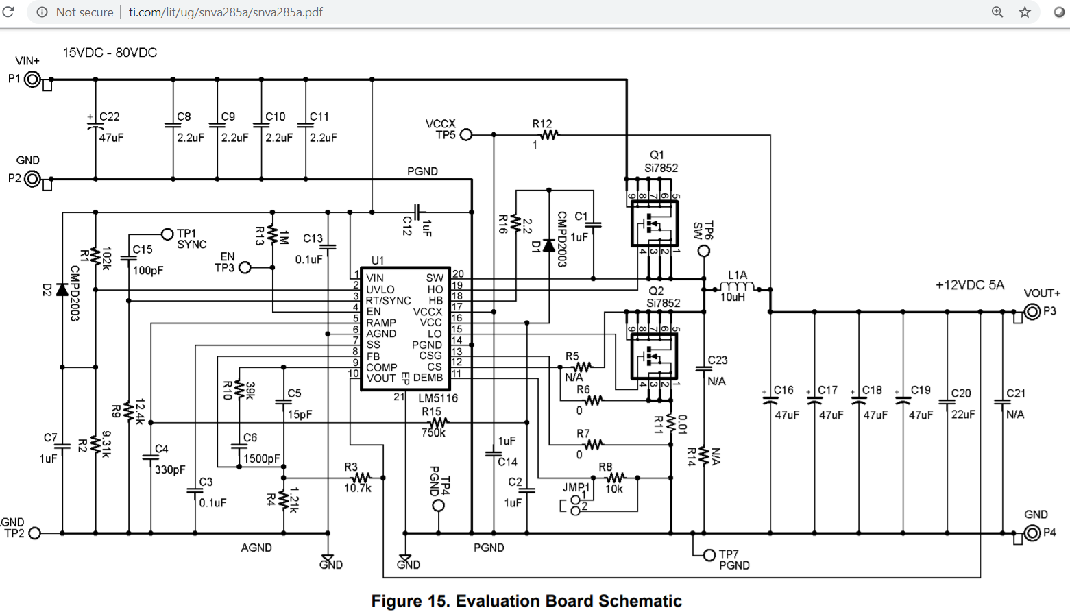 LM5116: Correct Connection for RAMP Pin - Power management forum ...