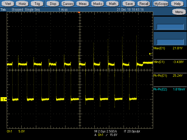 TPS56121: how to know the highside mosfet voltage withstand of the ...