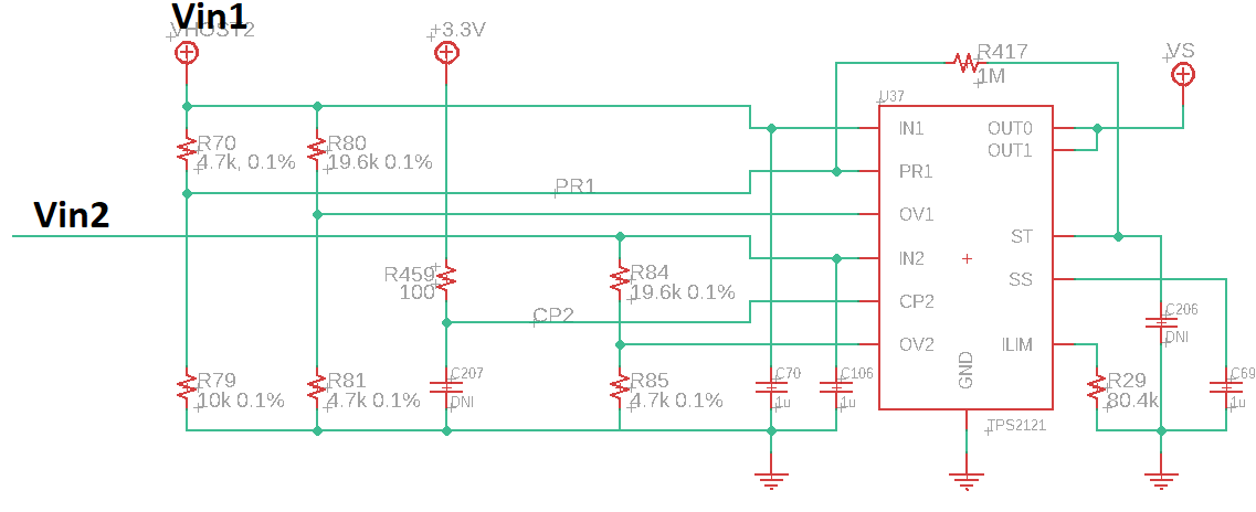 TPS2121: Fast Switchover when one supply is removed - Power management ...