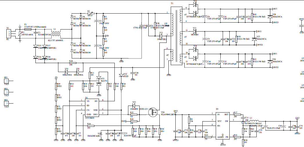 UCC28630: There has no output voltage when UCC28630 in the low ...