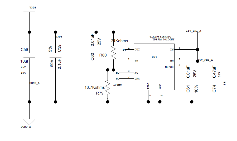 TPS7A49: Output voltage high for light loads - Power management forum ...