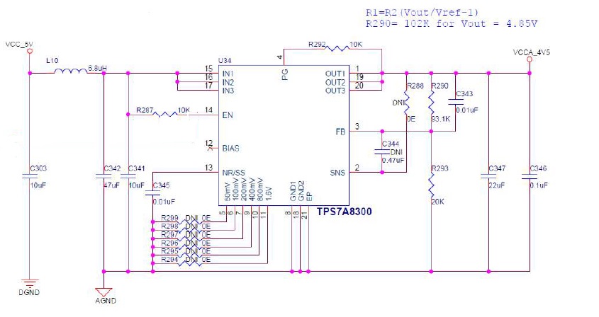 TPS7A8300: TPS7A8300 INTERFACE - Power management forum - Power ...