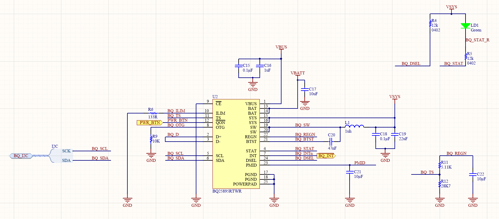 Bq25895 Bq25895 Vsys Very Low Power Management Forum Power