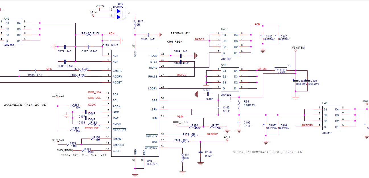 piiページ BQ24773: BQ24773 power on without battery isssue - Power