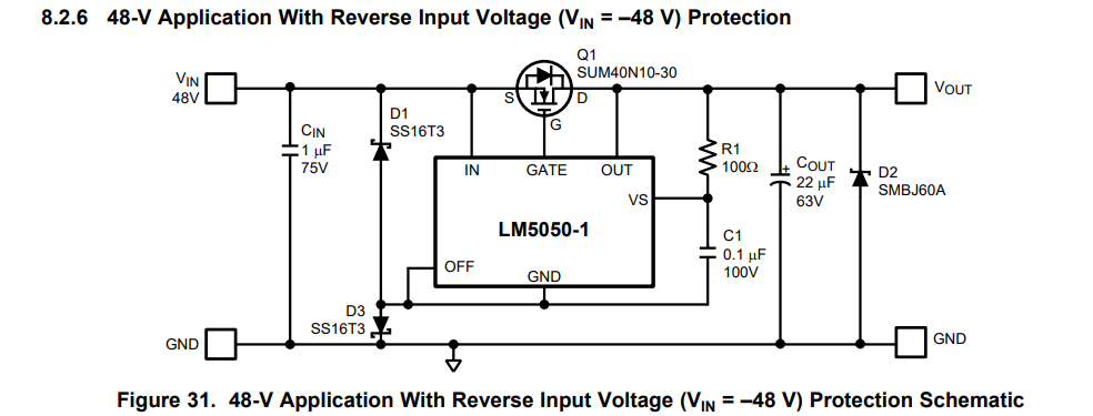 LM5050-1: Can LM5050 or LM74700-Q1 driver two back-to-back mosfets ...