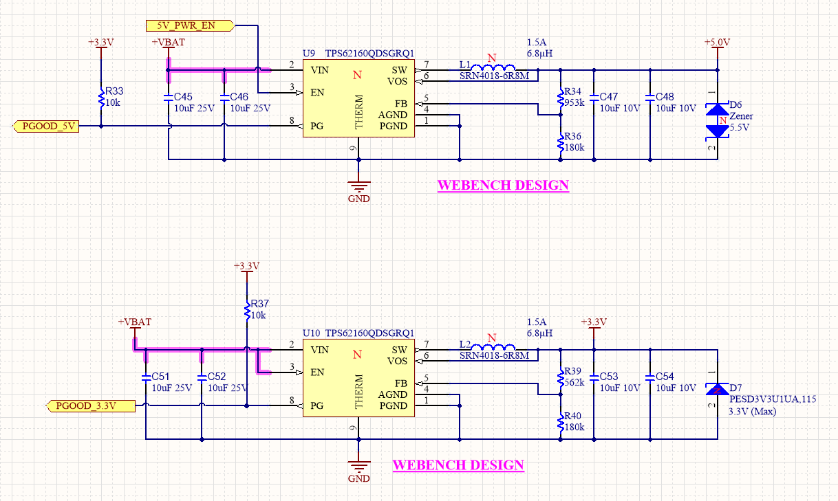 [Resolved] TPS62160 Design Review? - Power management forum - Power