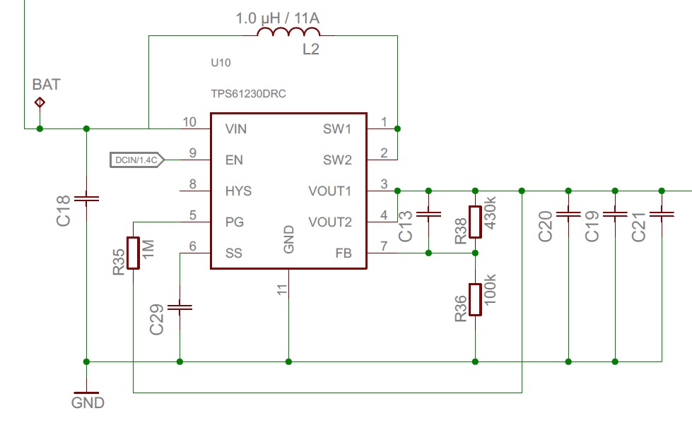 TPS61090 - distance of output capacitor - Power management forum ...