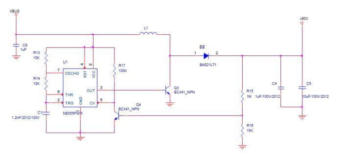 5V to 60V Boost circuit w/ NE555 Timer IC ? - Power management forum ...