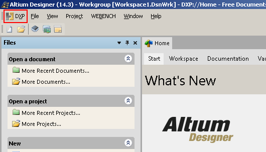 Scripts in a Workspace Connected to Altium Designer