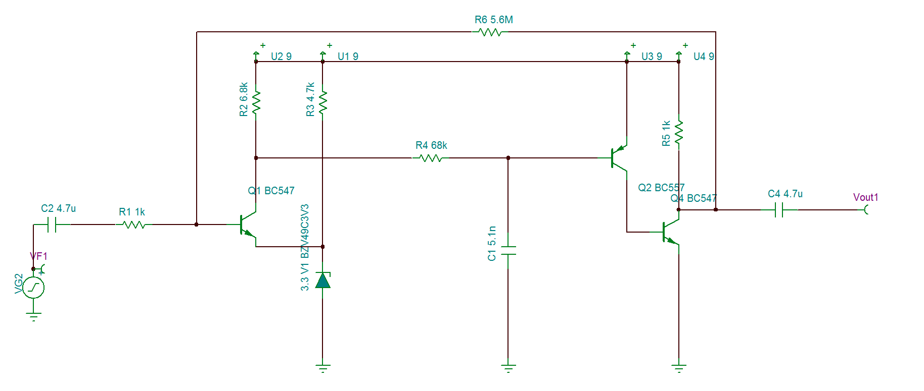 TINA/Spice: Help with irregular circuit!! - Simulation, hardware ...