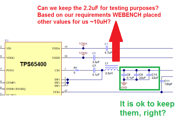 Tps65400 Webench Simulation Simulation Hardware And System Design