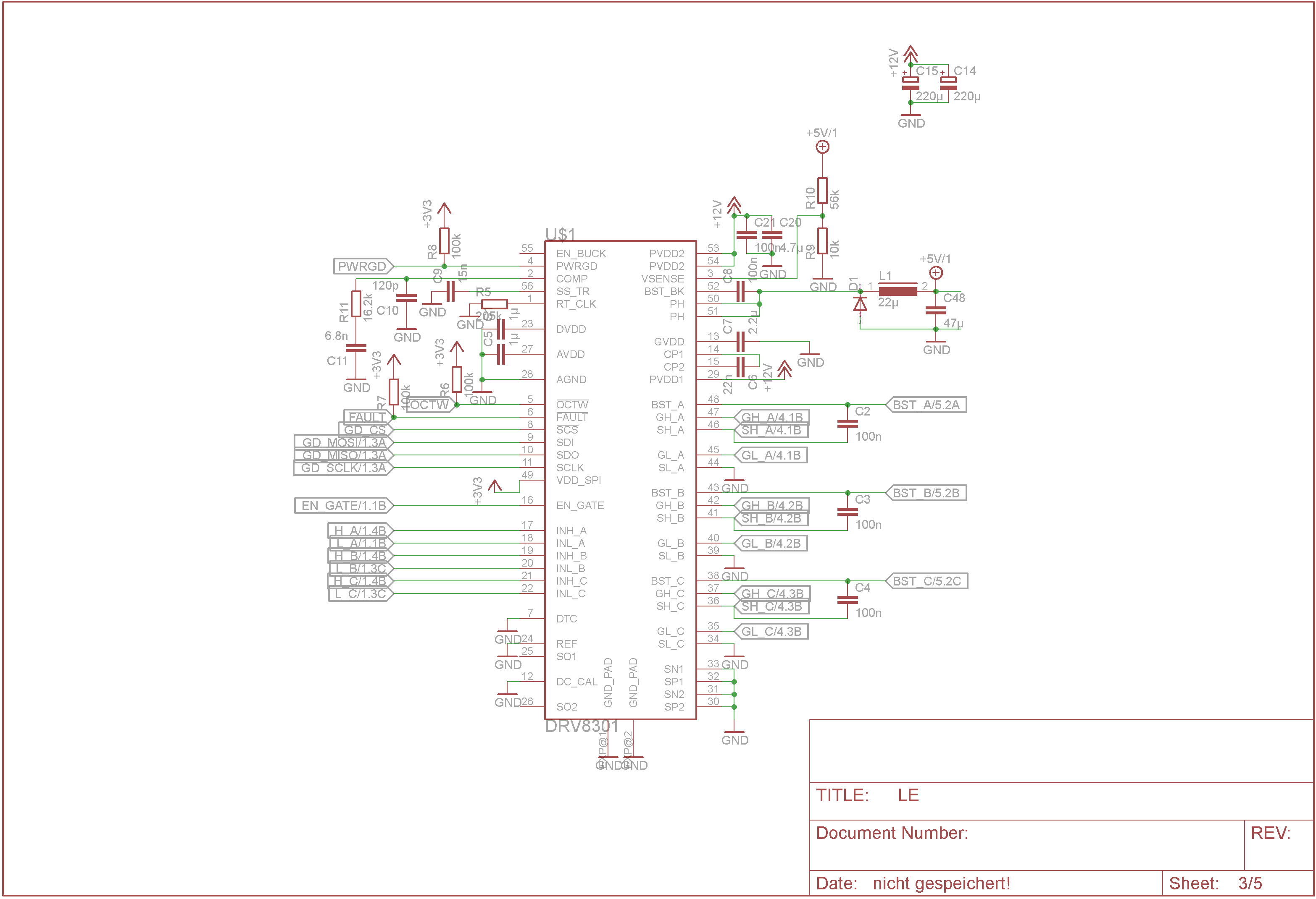 DRV8301 GA_H and GH_C not working independently - Motor drivers forum ...