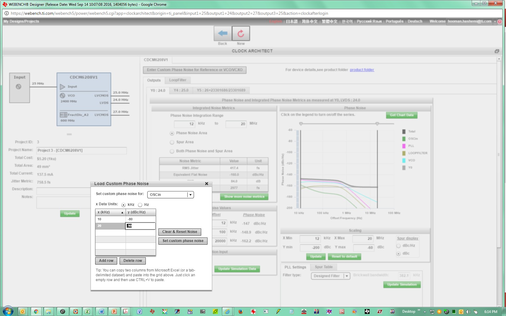 Excel document to convert Phase noise data to Allan Variance... - Clock ...