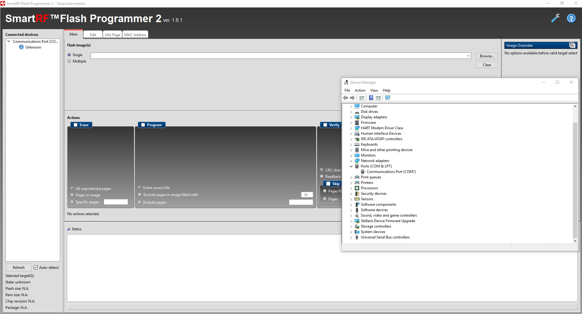 LAUNCHXL-CC26X2R1: Device is not getting detected, also none of the ...