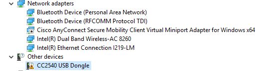 Cc2540 Usb Dongle Driver Windows 10 Download