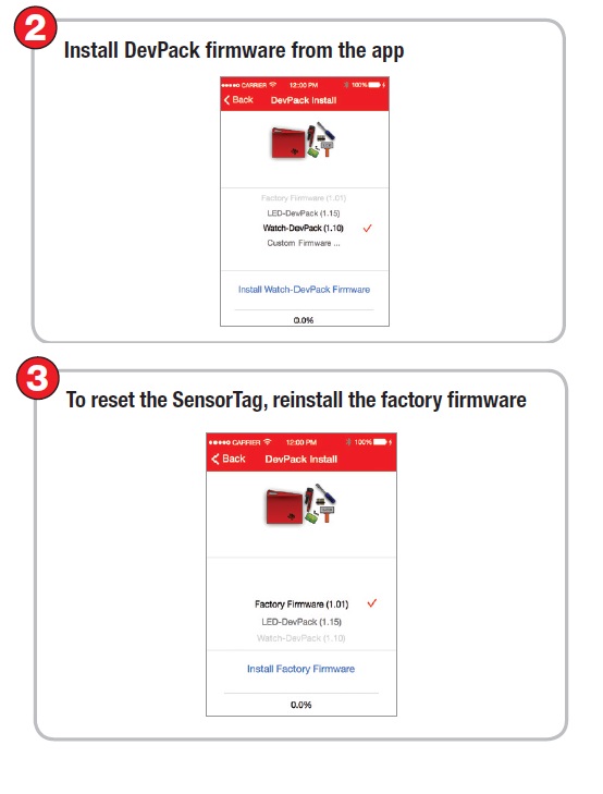 CC2650 SensorTag Debugger Devpack firmware update - Bluetooth forum ...