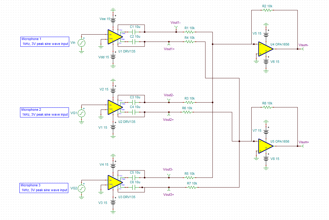 DRV135: Multiple DRV134 on one (same) line to add/sum signals - Audio ...