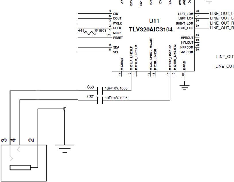 TLV320AIC3104 aux jack detection possible? - Audio forum - Audio - TI ...