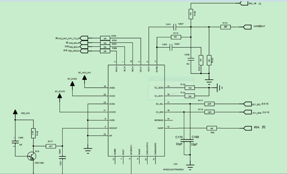 TLV320ADC3101-Q1: mic input and input reference noise crosstalk - Audio ...