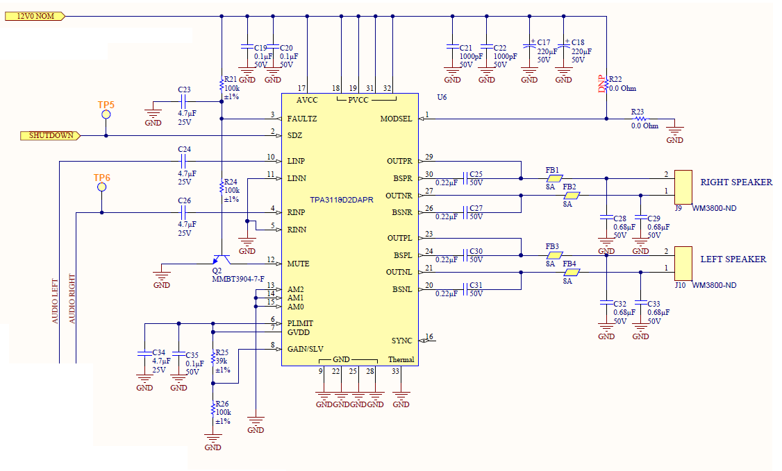 TPA3118D2 FAULTZ always triggered - Audio forum - Audio - TI E2E ...