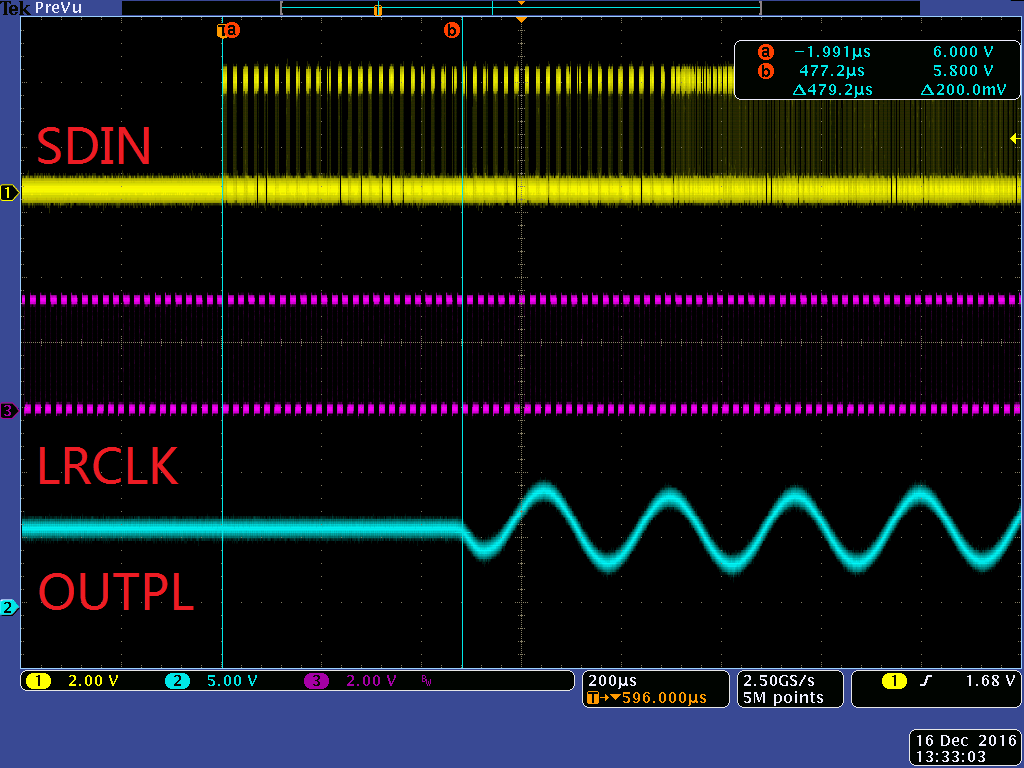 TAS5766M Processing Latency with all DSP features Audio forum