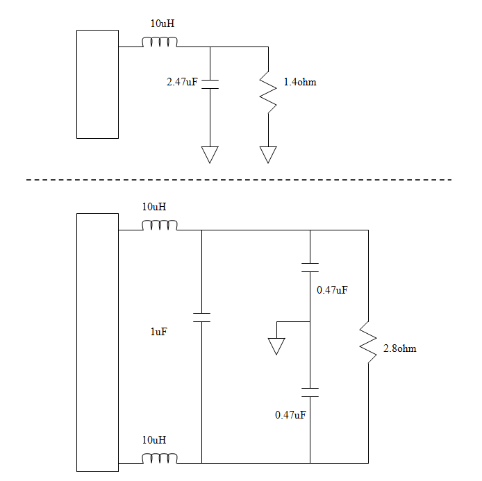 TPA3251 Question on LC filter configuration Audio forum Audio TI