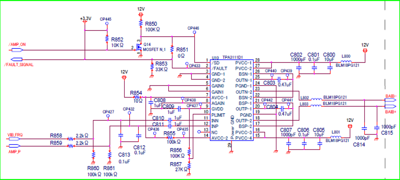 TPA3111D1-Q1: TPA3111D1-Q1 FAULT PIN is always low - Audio forum ...