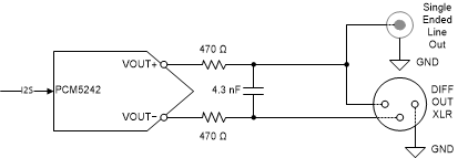 PCM5242: Single-ended analog output configuration - Audio forum - Audio ...