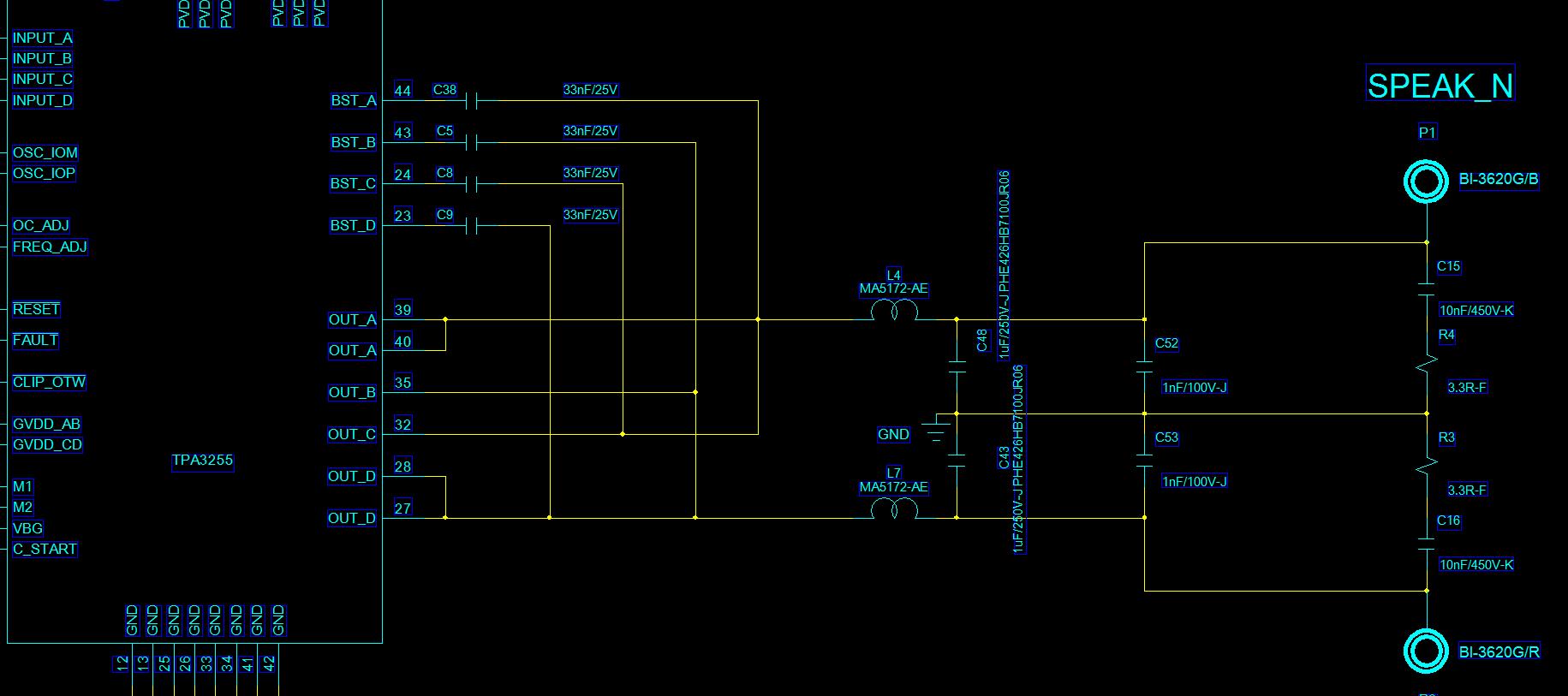 Tpa3255 Q1 Tpa3255 Audio Output Frequency Characteristics When 4 Ohm Or 8 Ohm Load Audio Forum Audio Ti E2e Support Forums