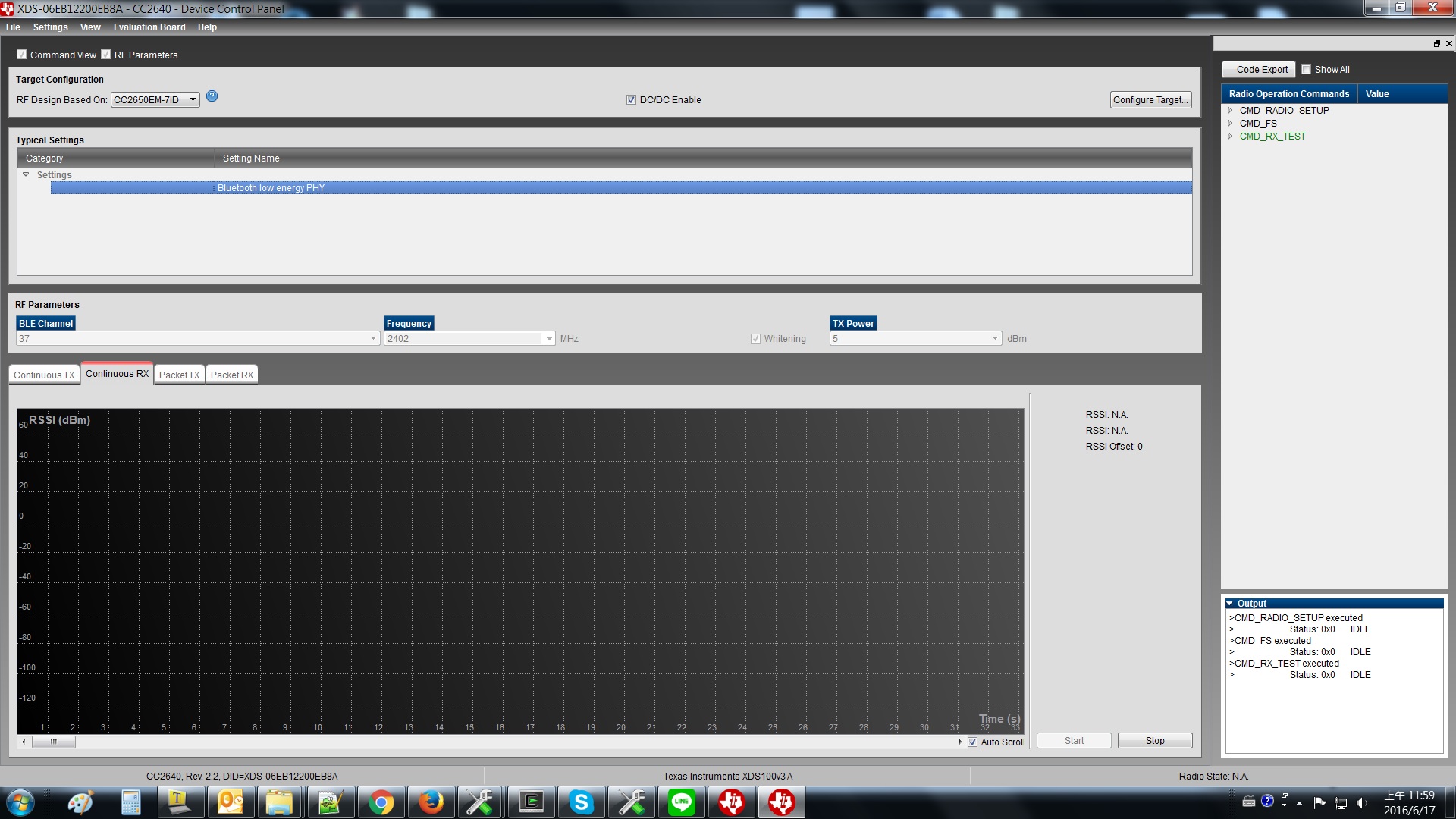 SmartRF Studio 7 version 2.4.0 cannot control CC2630 and CC2640 ...