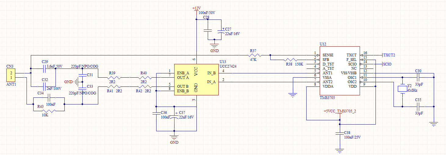 TMS3705 Range Extender Power Solution Using UCC27424-Q1 - Other ...