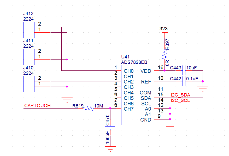 ADS7828: Would like to get the design reviewed - Data converters forum ...