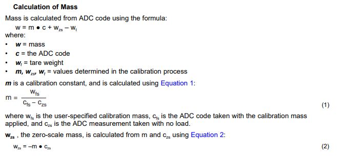 ADS1220: Suggested code for load cell example 9.2.3 from the datasheet ...