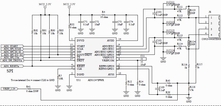 ADS1247IPWR AN0, AN1 filtering - Data converters forum - Data ...