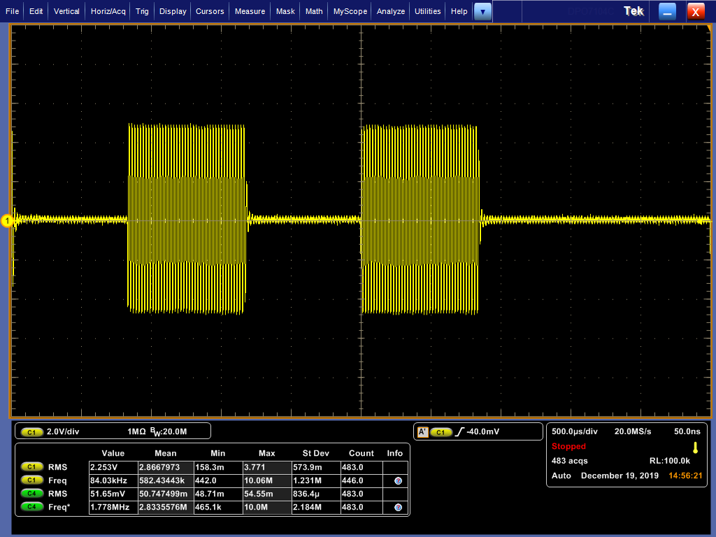CCS/AMC1204: AMC1204 - MSP430 - Linky Meters TIC Protocol - Data