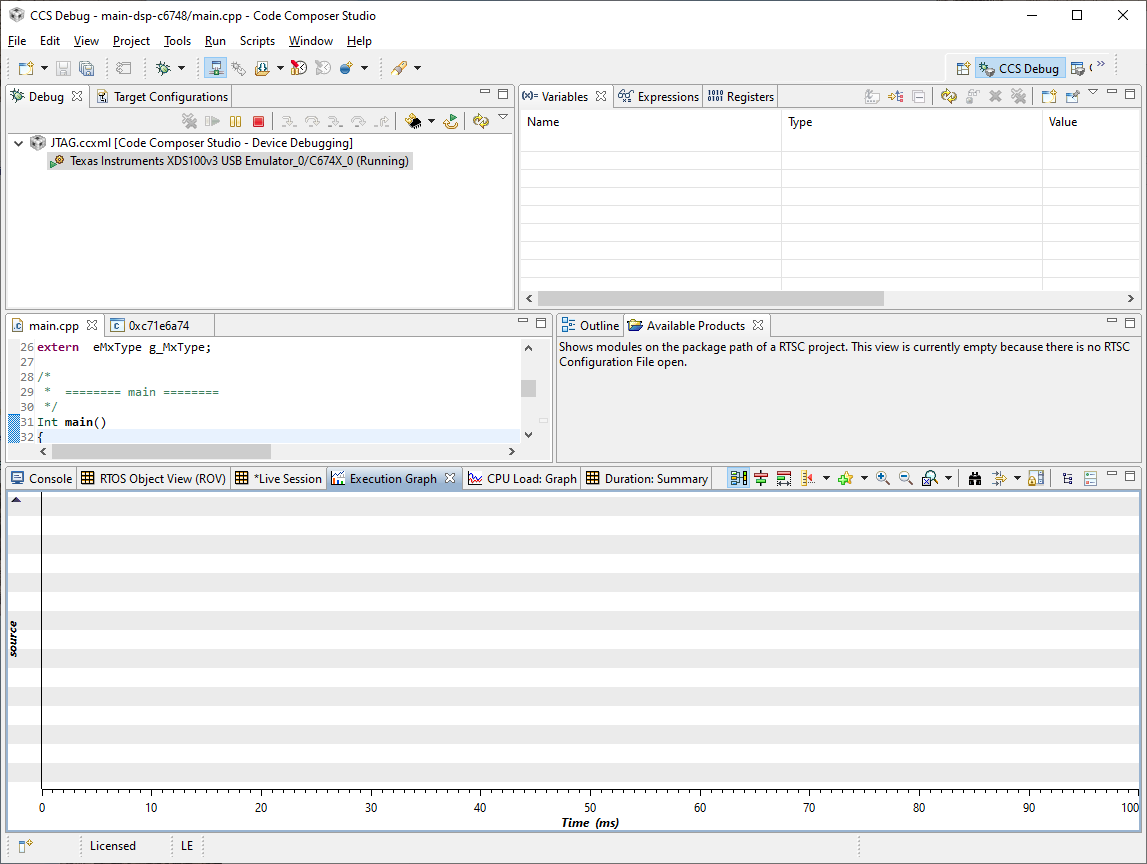TMS320C6748: CCS UIA Analyzer Not showing any data - Processors forum ...