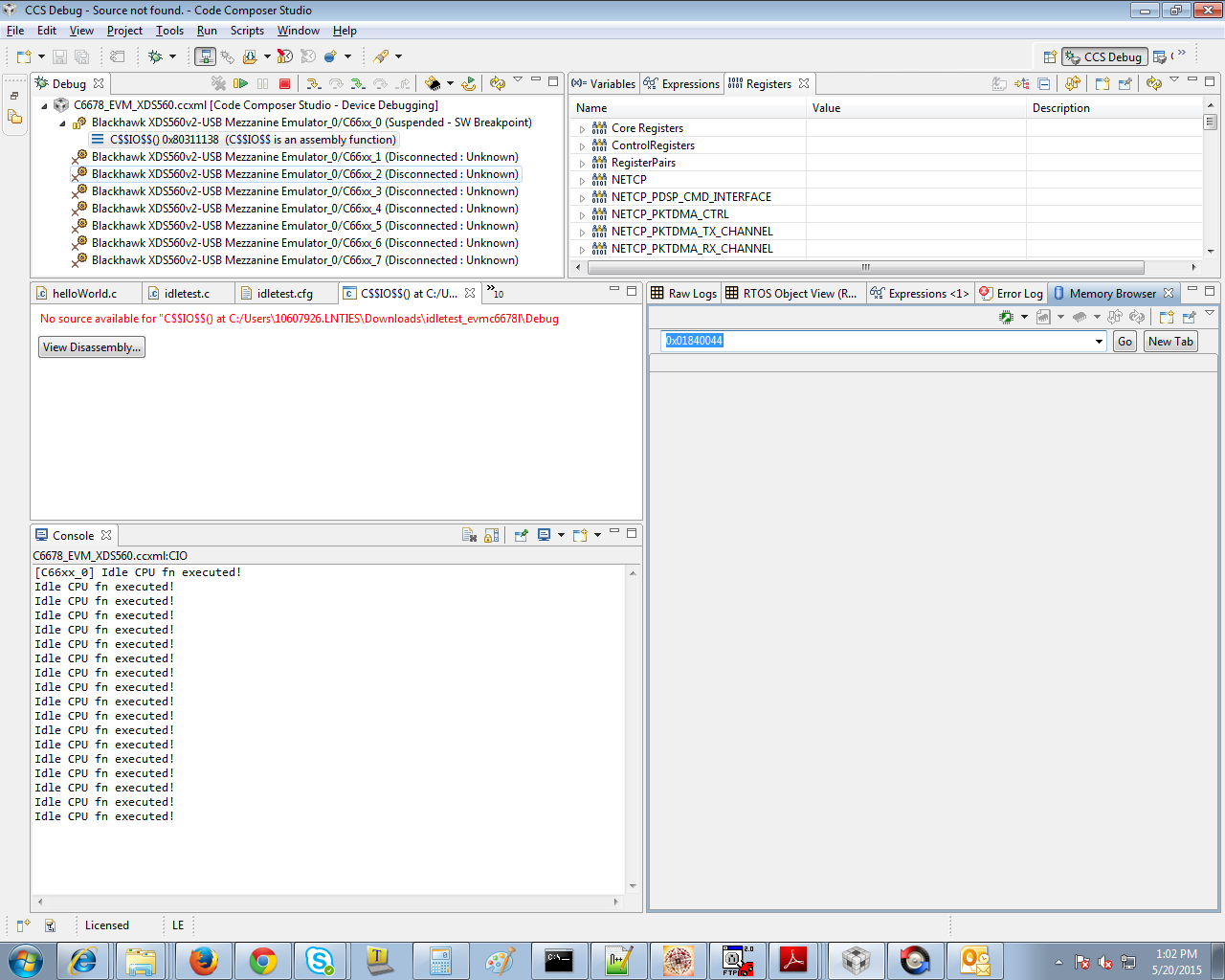 C6678: IDLE instruction with Power-down - Processors forum - Processors ...